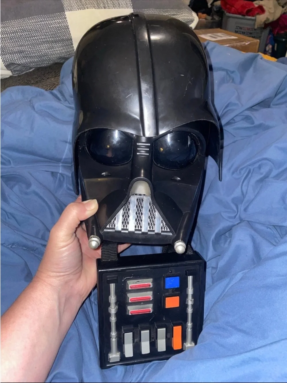 Star Wars Darth Vader Voice Changer Mask/Helmet - Black